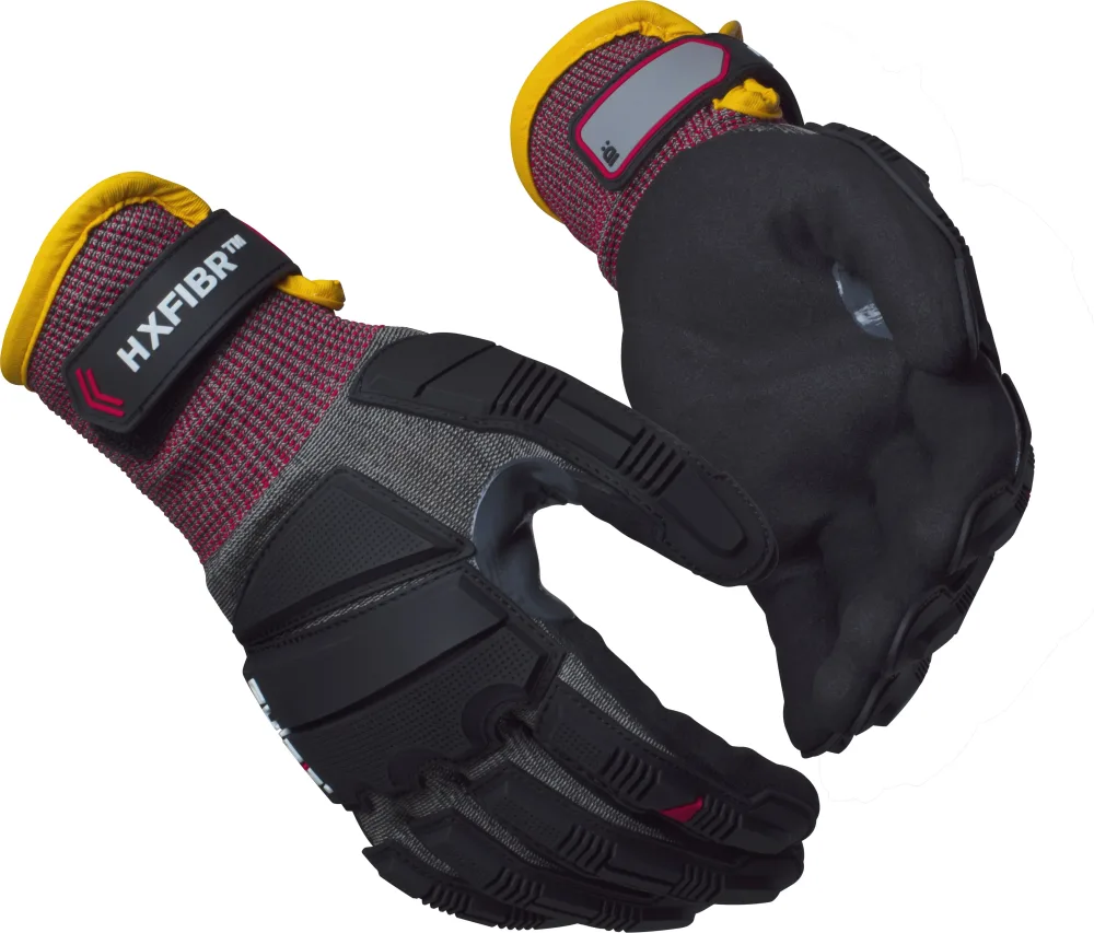 Guide Gloves 6608 Handske nitrildopp, skärskydd F, touch 12
