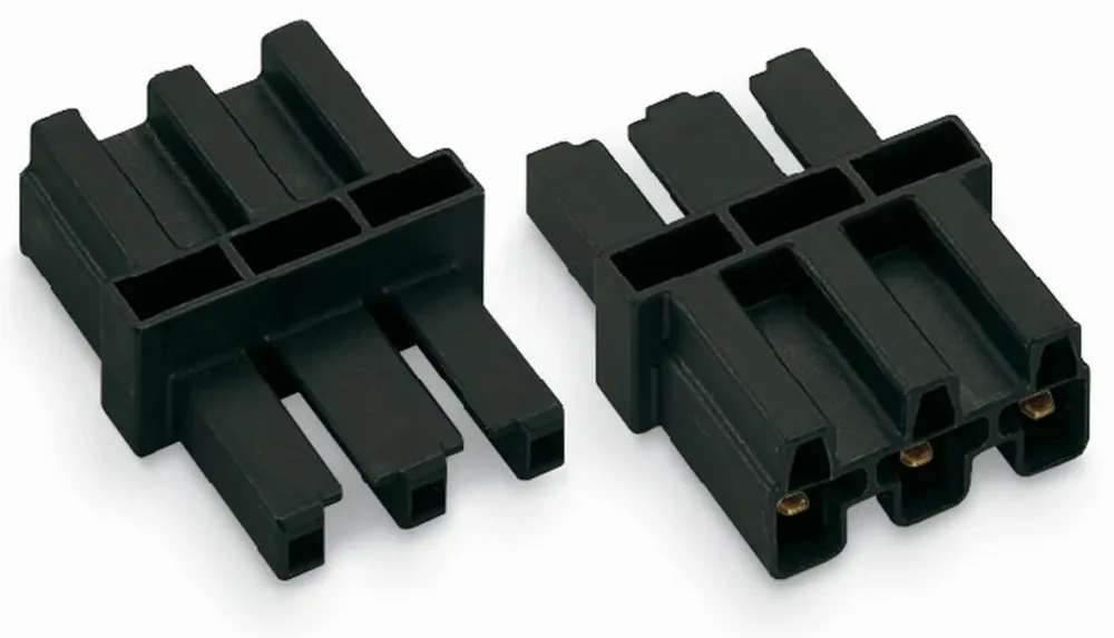 Wago 770-603 Mellankoppling 3-pol, HO/HA, svart