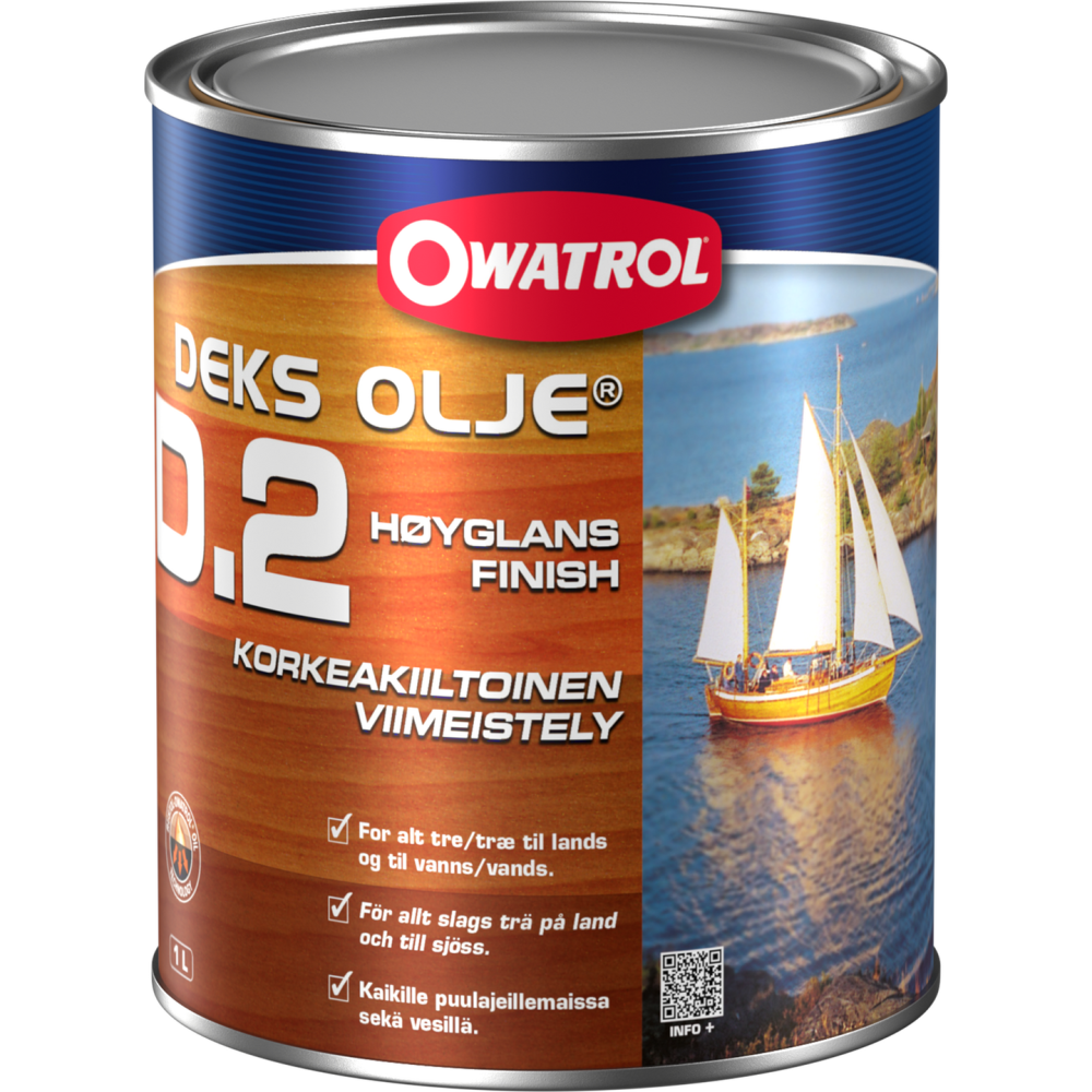 TRÄOLJA OWATROL QWATROL MARIN D-2 1L