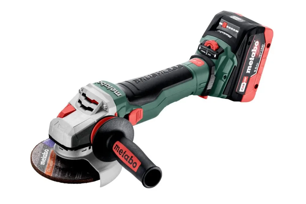 Metabo WVB 18 LTX BL Q Vinkelslip med batteri och laddare