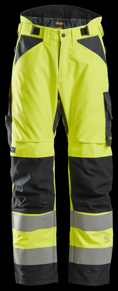 Snickers Workwear 6639 Vinterbyxa gul/svart XL