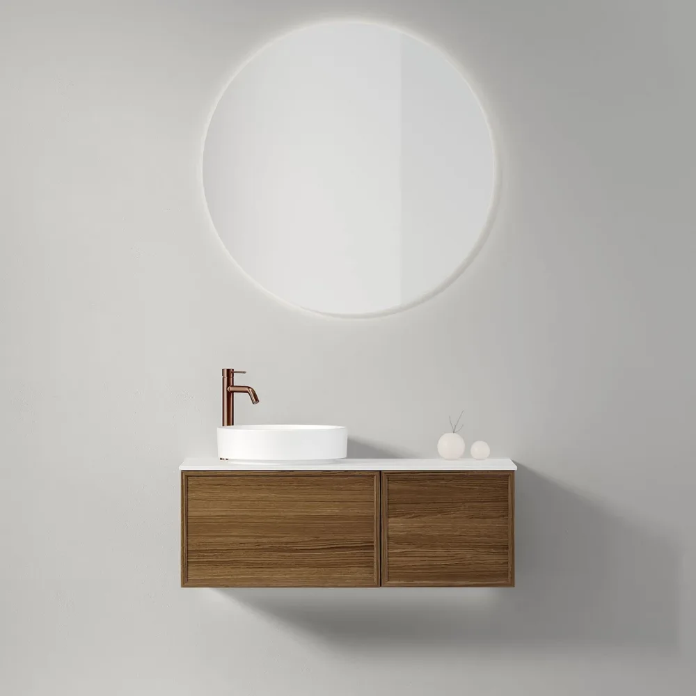 Badrumsmöbel Air Wood 100x45 Ovanpåliggande