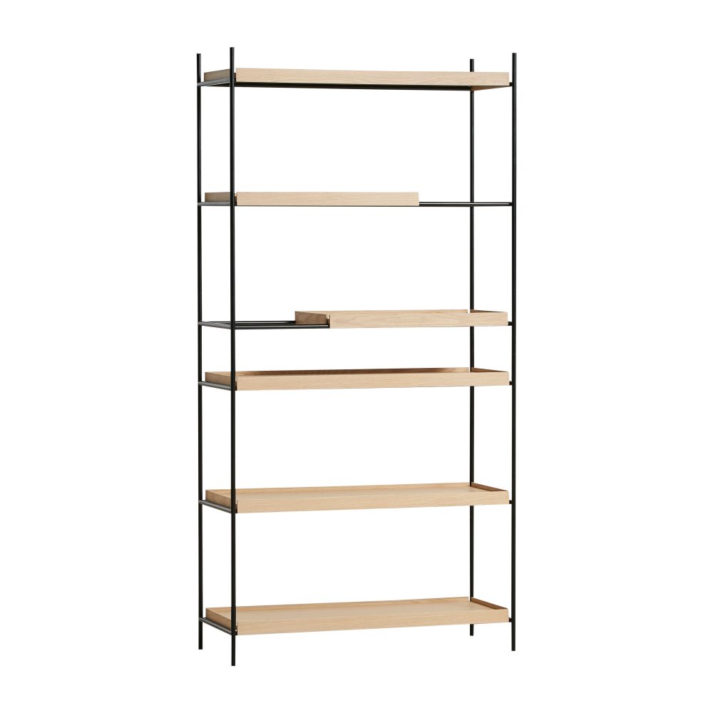 Tray hylla hög ek, 100x201 cm, Style 1