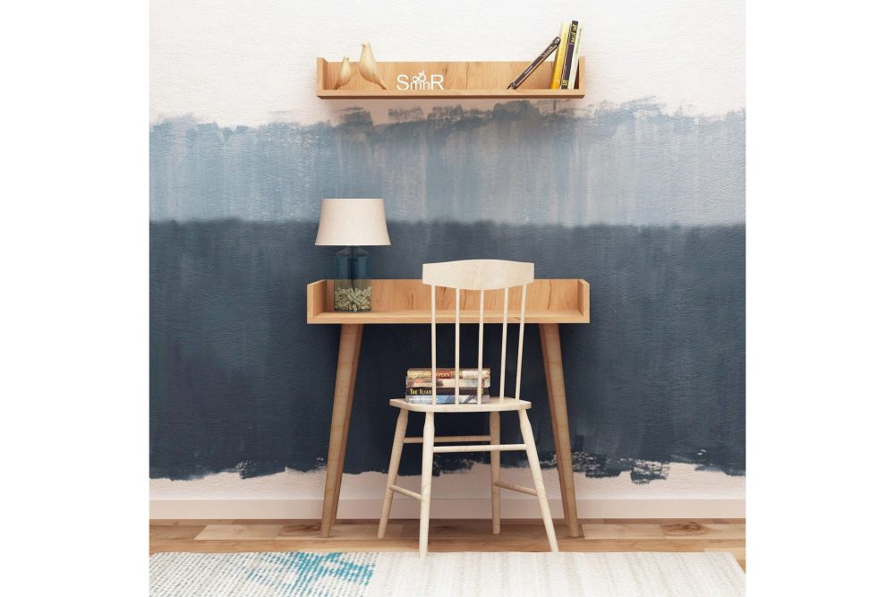 Mod Design Skrivbord 90 cm med Förvaring Vägghylla