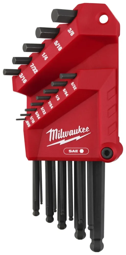 Milwaukee 4932493615 Insexnyckelsats L-formad, 13 delar