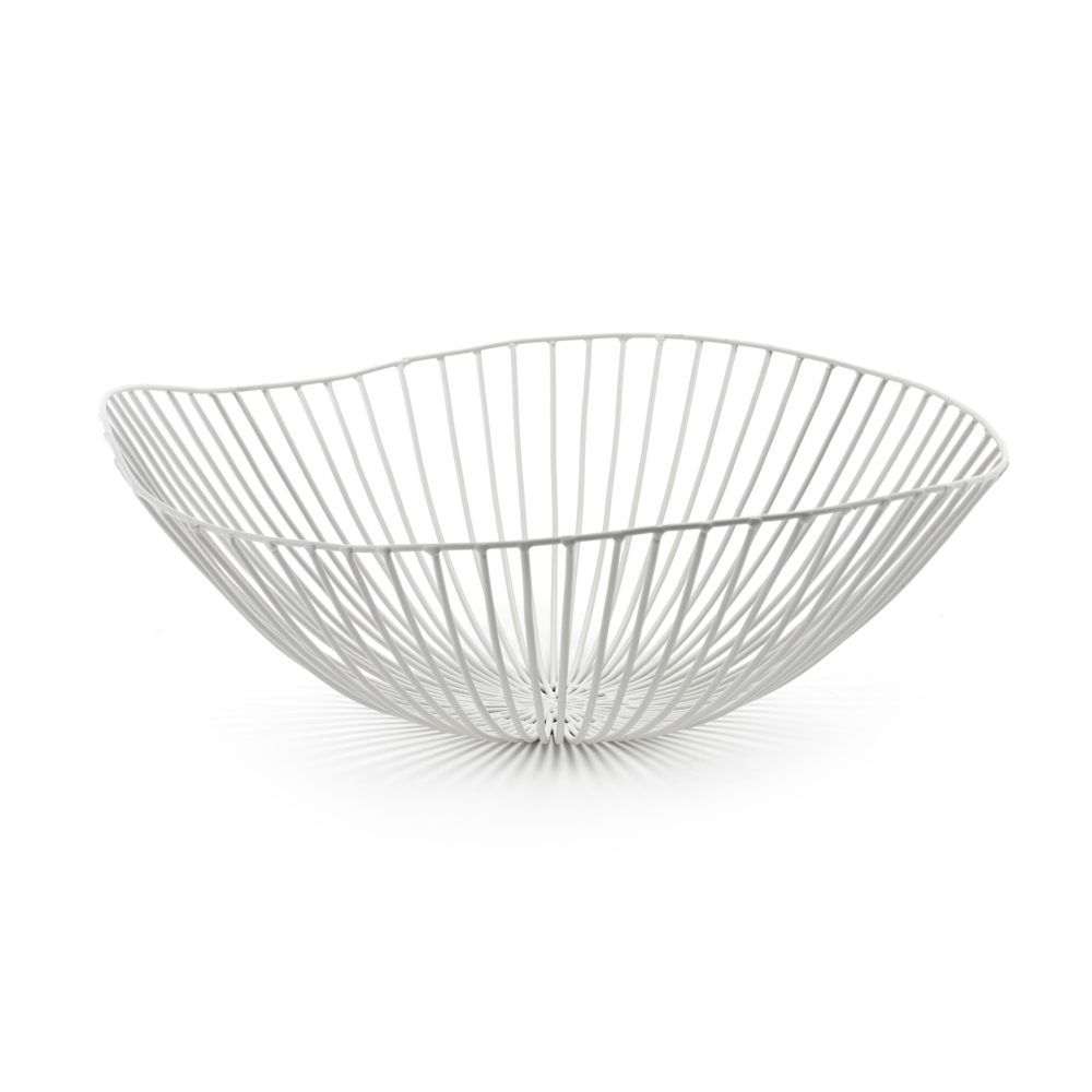 Cesira fruktskål 39 cm, Vit