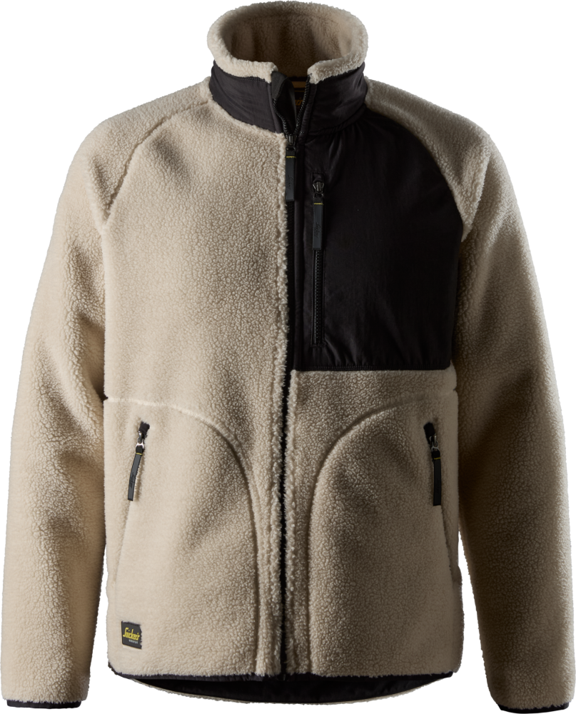 FLEECEJACKA POLARTEC AW SAND/SVART STL XXL