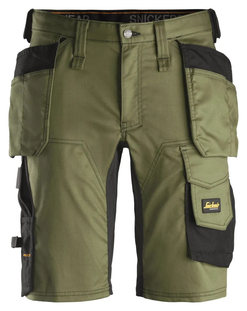 Snickers Workwear 6141 Shorts grön 52