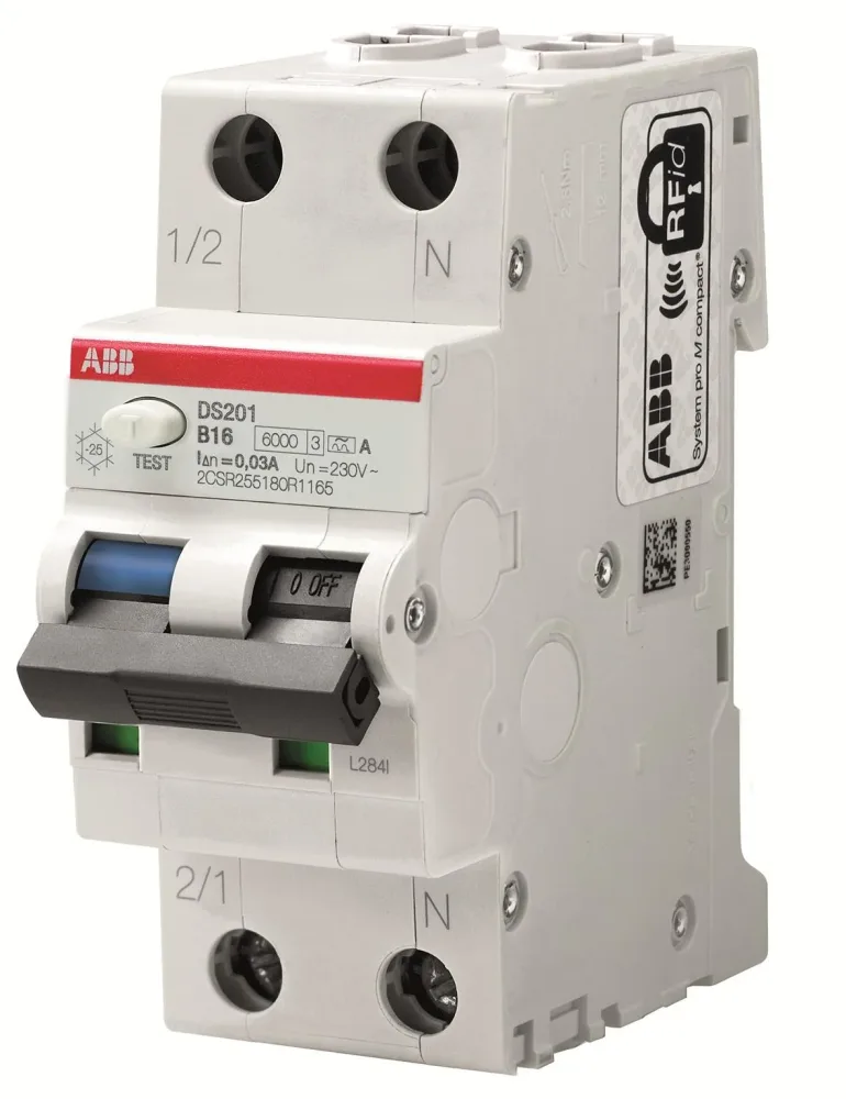 ABB 2CSR255180R1024 Personskyddsautomat 6kA, C-karakteristik, typ A DS201 C2 A30 - Bild 2