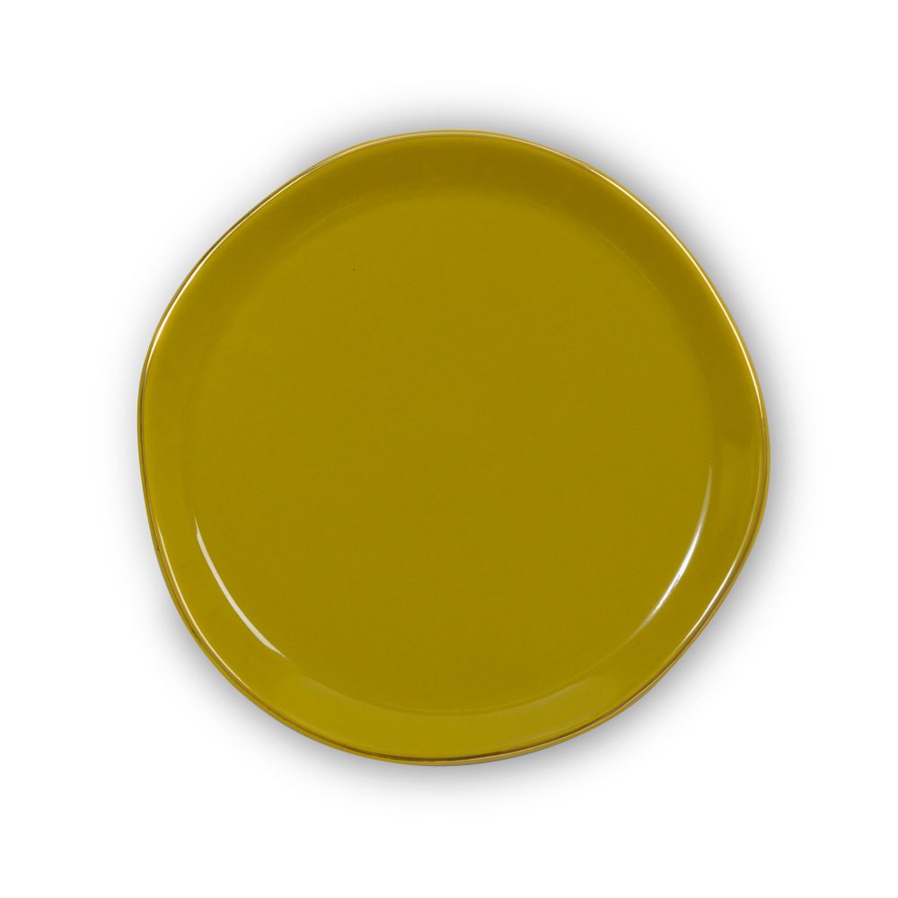 Good Morning tallrik 17 cm, Amber green