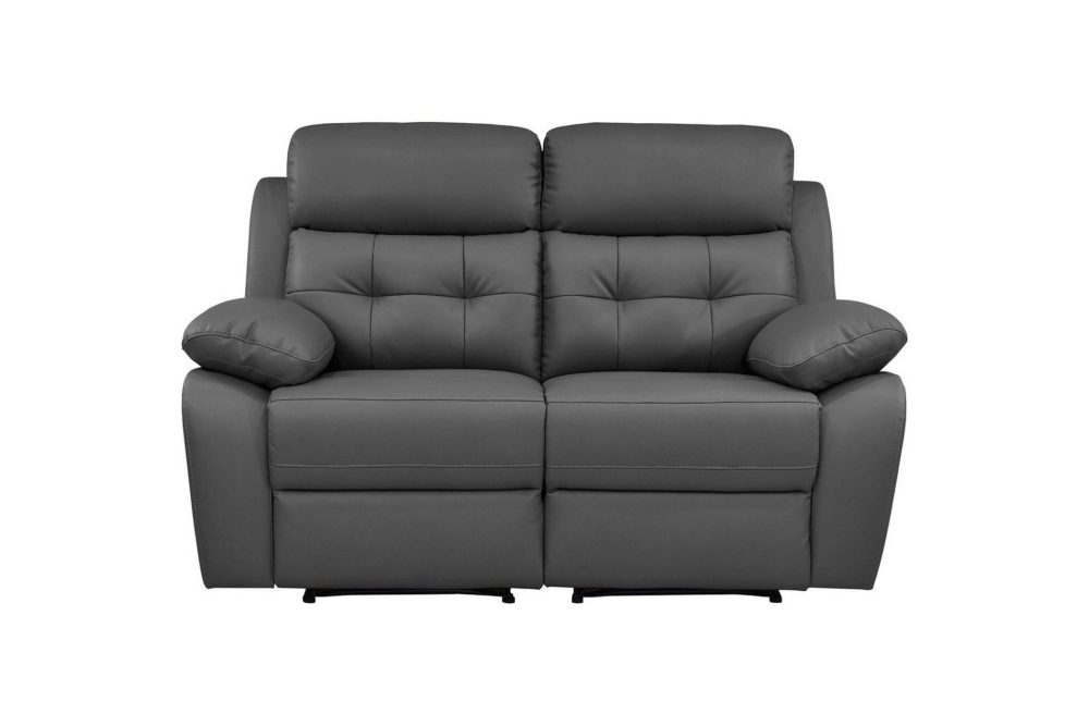 2-sitssoffa Lannilis Grå, PU/trä/metall