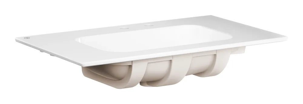 Gustavsberg Artic Slim 4GA0AD01 Möbeltvättställ 100 cm, vit, 4 blandarhål 100 cm