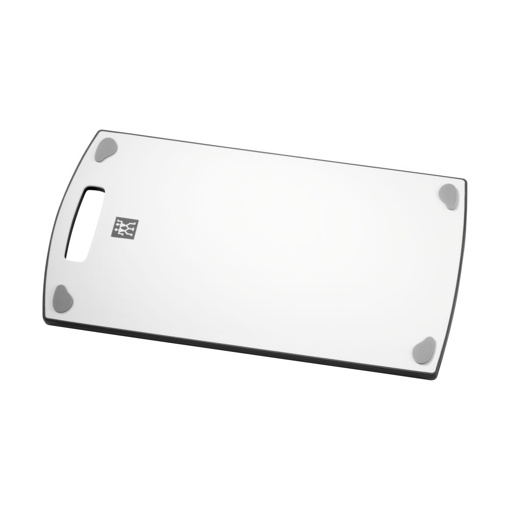 Zwilling vändbar skärbräda plast vit-grå, 38x22x1,5 cm
