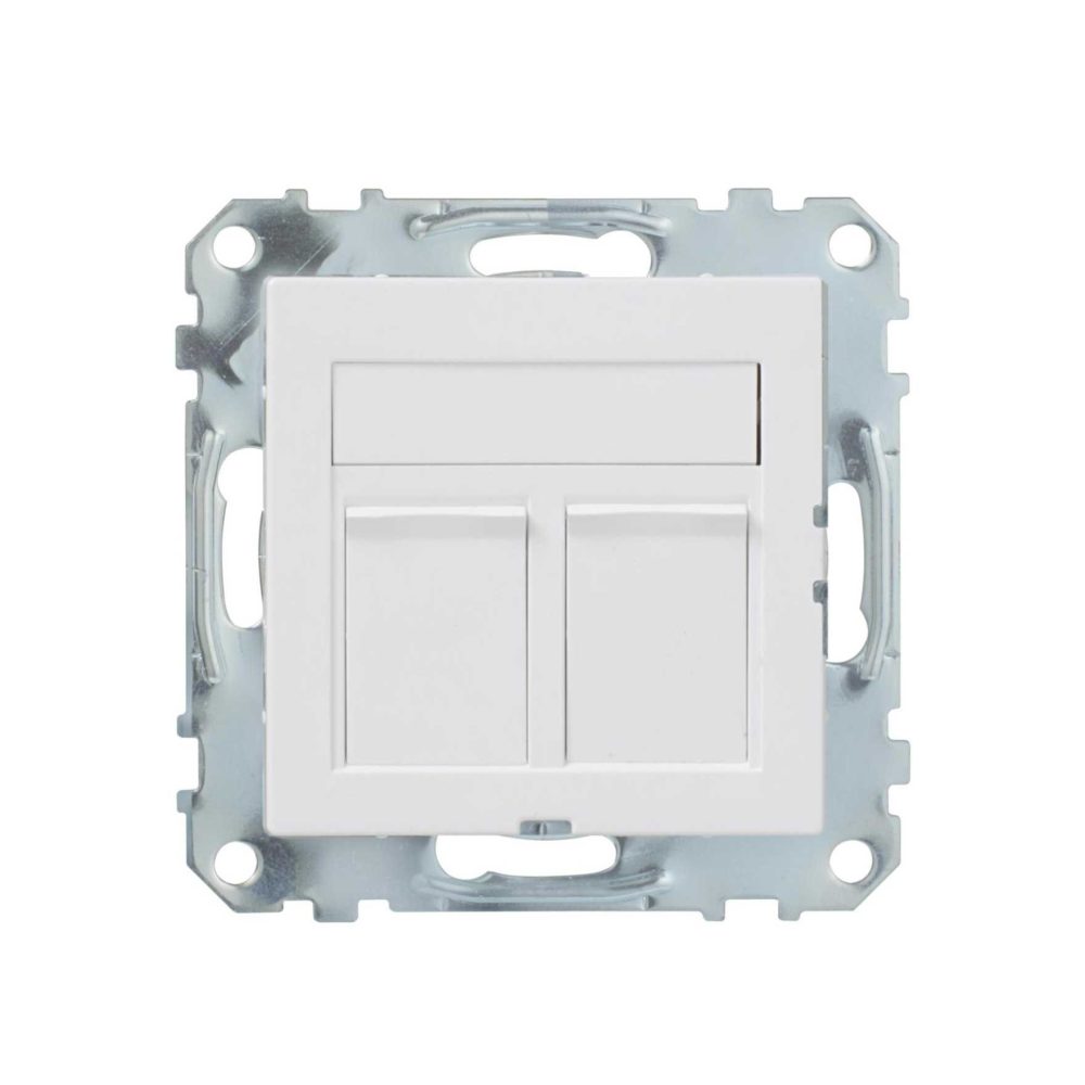 Kjøp Schneider Electric Moduluttak, 2 koblinger, 2xC6 UTP, Exxact