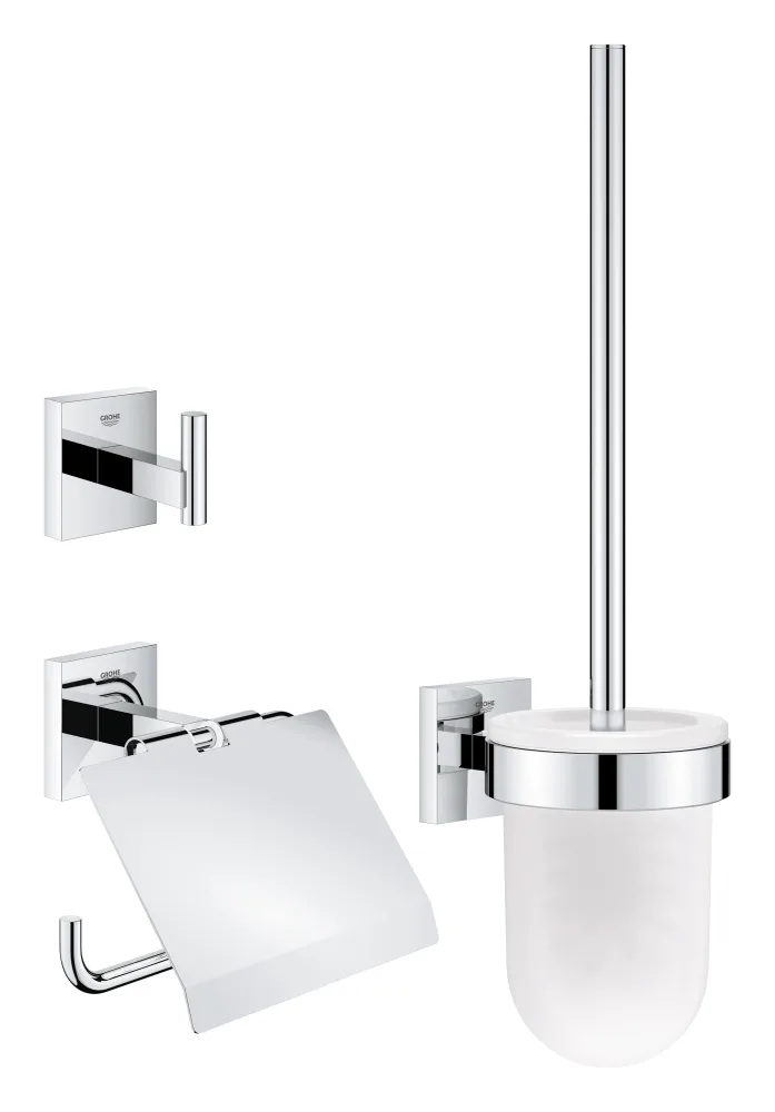 Grohe Start Cube 41123DC0 Tillbehörsset 3 delar SuperSteel