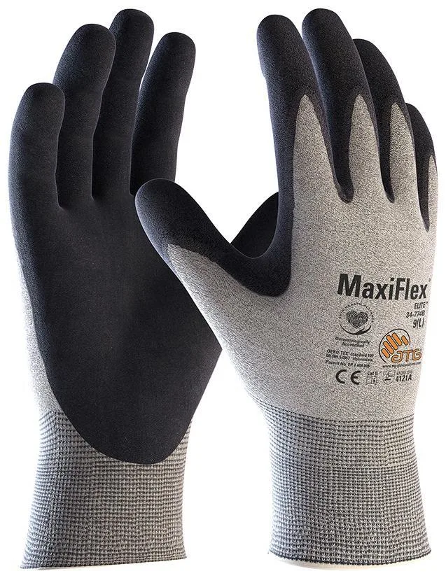 ATG MaxiFlex 34-774B Elite Montagehandske grå 11