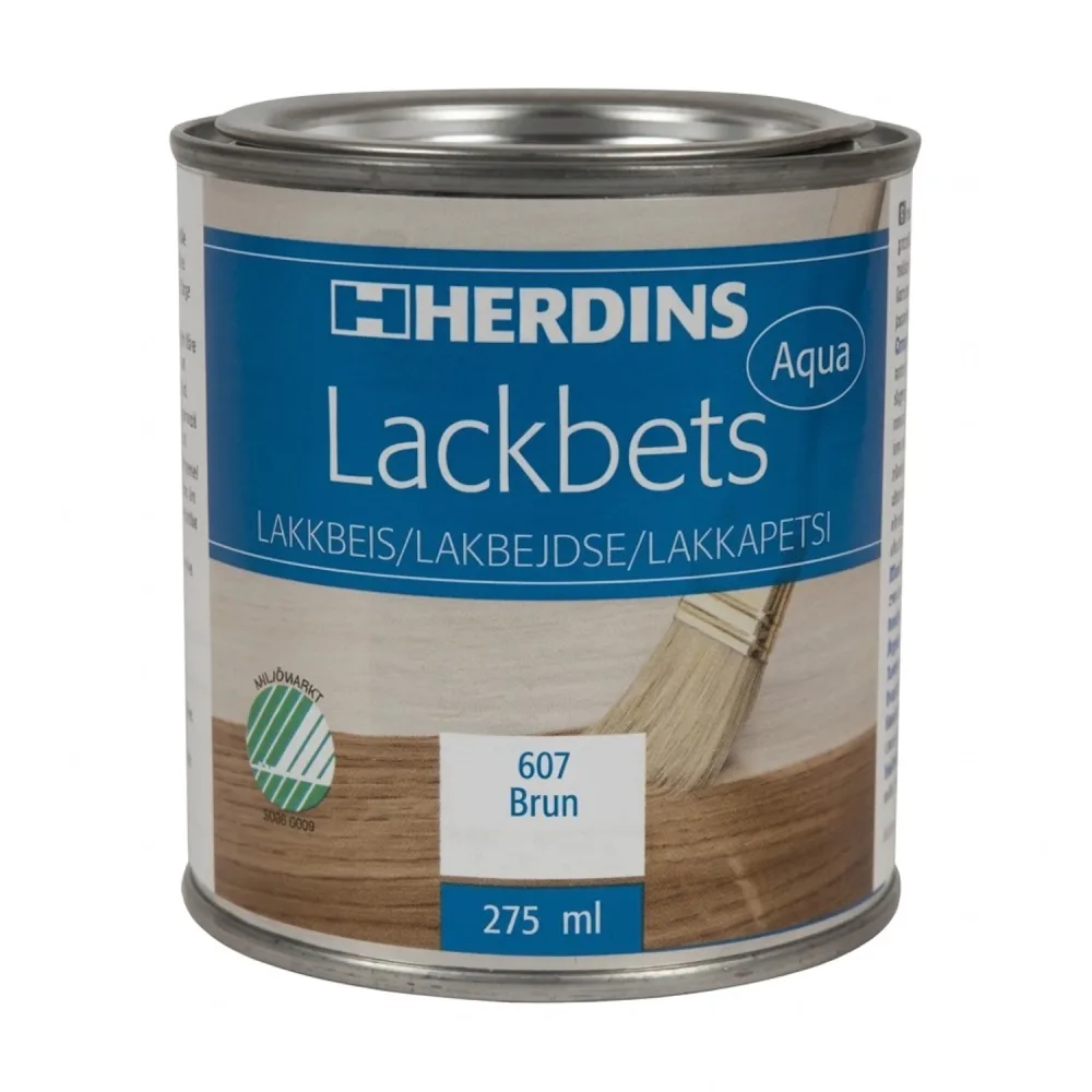 Köp Herdins Lackbets Aqua 607 Brun 275ml | Gratis Frakt