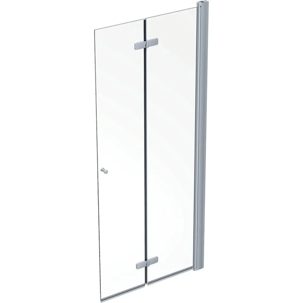Contura Showerama Duschdörr silver/klarglas, höger 80 cm