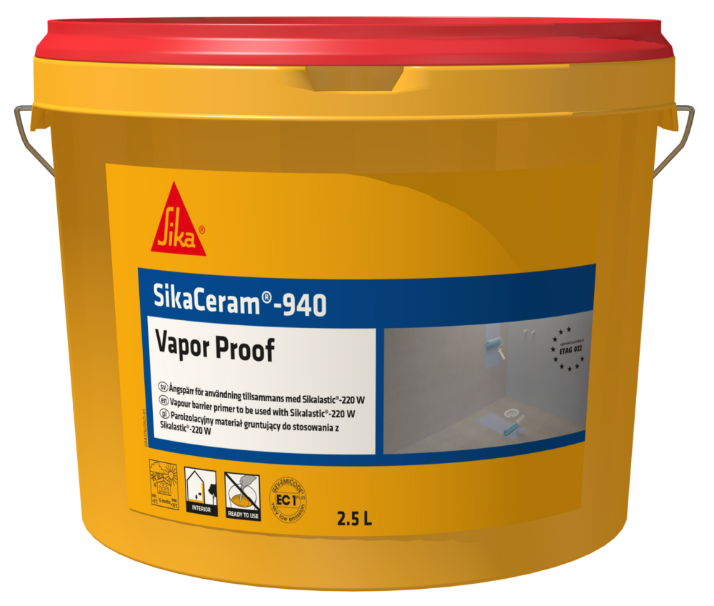 ÅNGSPÄRR SIKACERAM-940 2,5 L