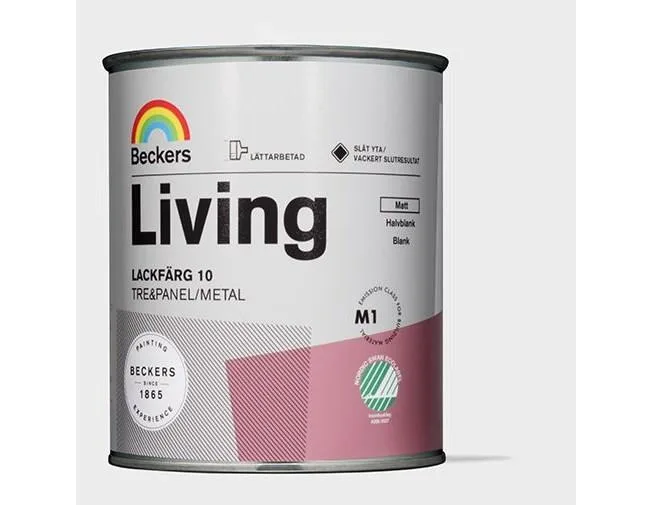 Beckers Living Lackfärg halvblank Vit