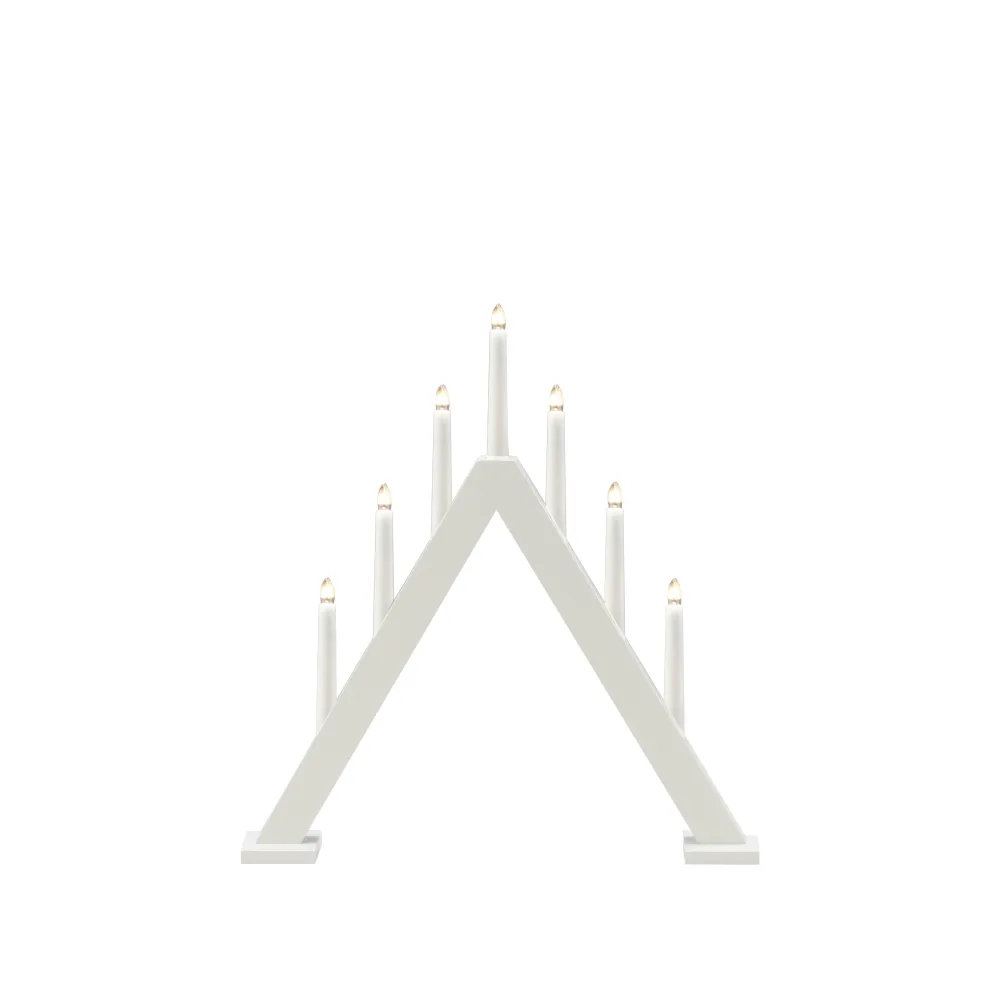 Konstsmide 3931-205 Adventsljusstake 7 ljus Vit