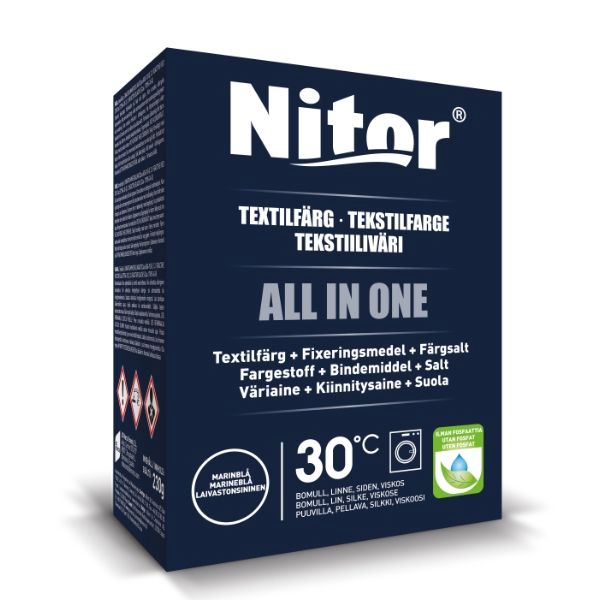 TEXTILFÄRG NITOR MARINBLÅ MINI 230G