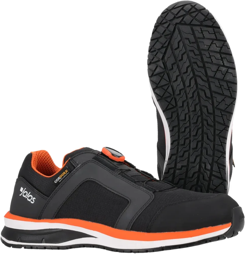 Jalas Tempus 5725 Skyddssko lätt och vattenavvisande, svart/orange 37