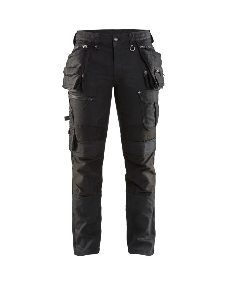 HANTVERKSBYXA STRETCH X1900 1990 1141 SVART/SVART C52