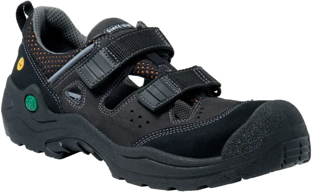 Jalas 6418 Bio Skyddssandal S1P, svart, miljömärkt 47
