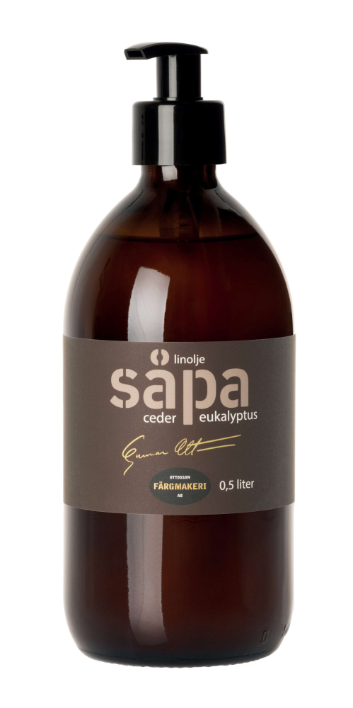 LINOLJESÅPA OTTOSSON FÄRGMAKERI CEDER/EUKALYPTUS, 0,5L