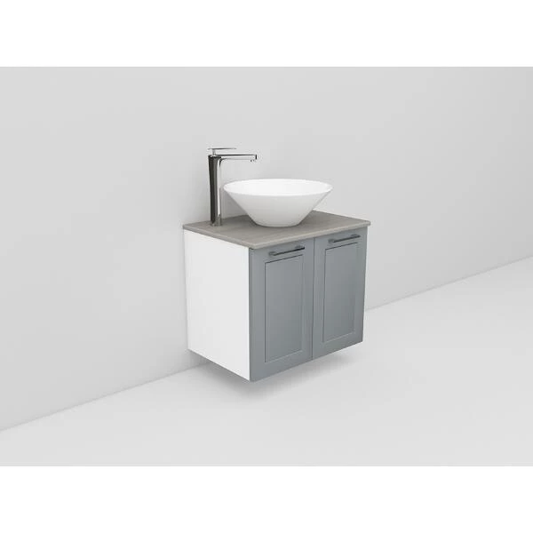 Badrumsmöbel Flexline Modell 3 60cm, Grå, Ram | Stuvbutiken