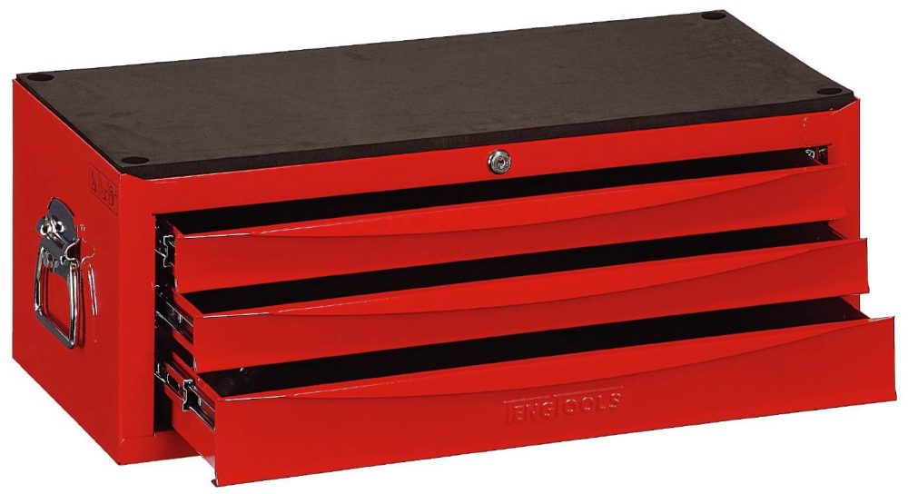Teng Tools Mellanlåda TC803SV 3 lådor, röd