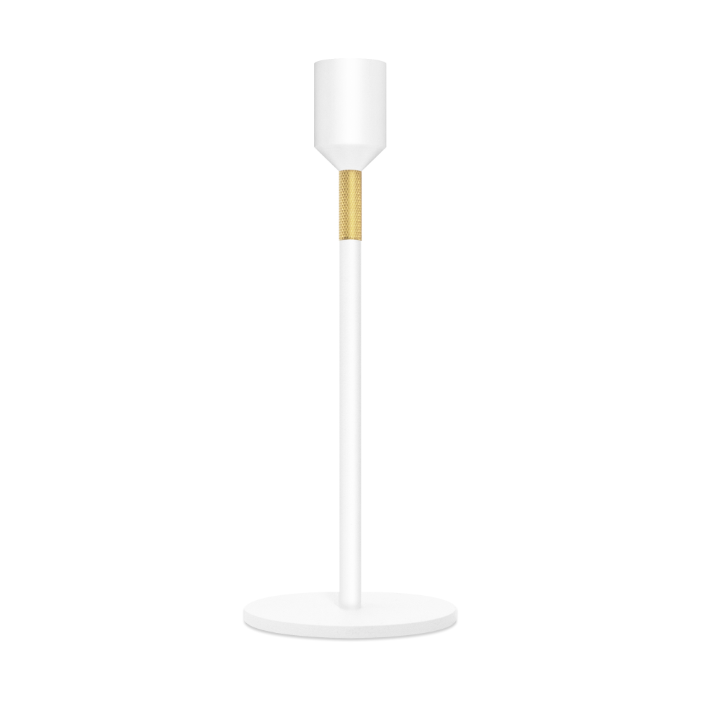 Three Stars ljusstake S 19 cm, Vit