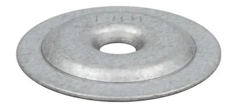 KUPOLBRICKA 40MM HÅL 6,5 ALUZINK-500