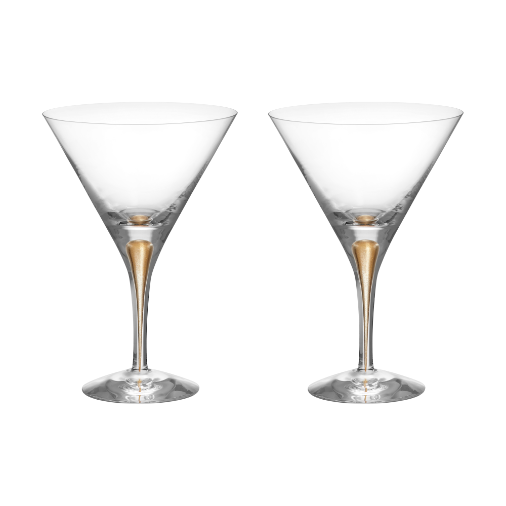 Intermezzo martiniglas 25 cl 2-pack, Guld