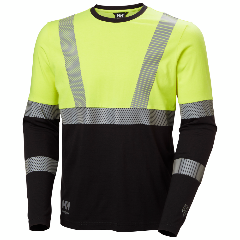 T-SHIRT 79298 FYRE LÅNGÄRM KL1 HV GUL 2XL