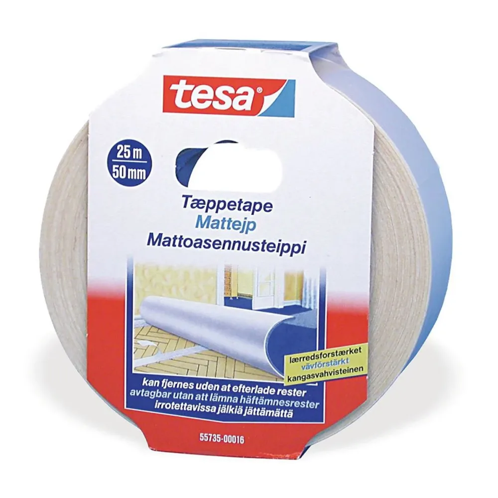 Tesa 55735 Mattejp i polypropen, dubbelhäftande 25 m x 50 mm - Bild 2